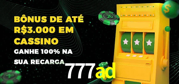 777ad melhor bônus de depósito